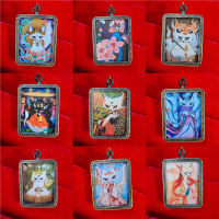 New Northeast Thangka Nine tailed Fox Pendant Necklace Sweater Chain Men and Women Lovers Fox Pendant Fashion Beauty Sweater Chain JF8R