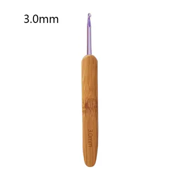 3PC Wooden Circular Knitting Needles,15/20/25mm Natural Wood Jumbo Needle  for Chunky Yarn Giant Circular Knitting Needle