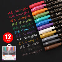 20สีโลหะสีปากกาศิลปะเครื่องหมายแปรงปากกาเครื่องหมายเขียนเครื่องเขียนนักเรียนสำนักงานอุปกรณ์การเรียนการประดิษฐ์ตัวอักษรปากกา