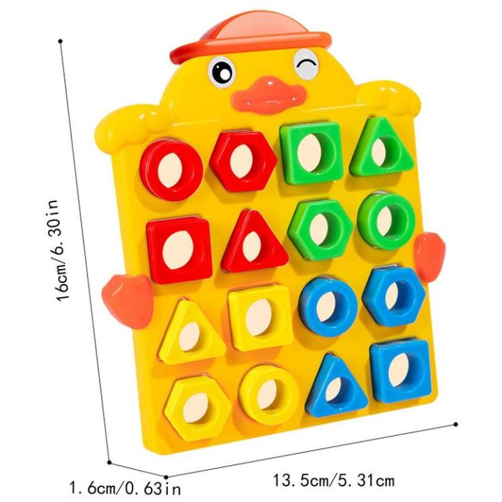 geometry-matching-game-puzzle-board-game-sensory-toy-multi-purpose-learning-toy-for-outdoors-school-and-home-valuable