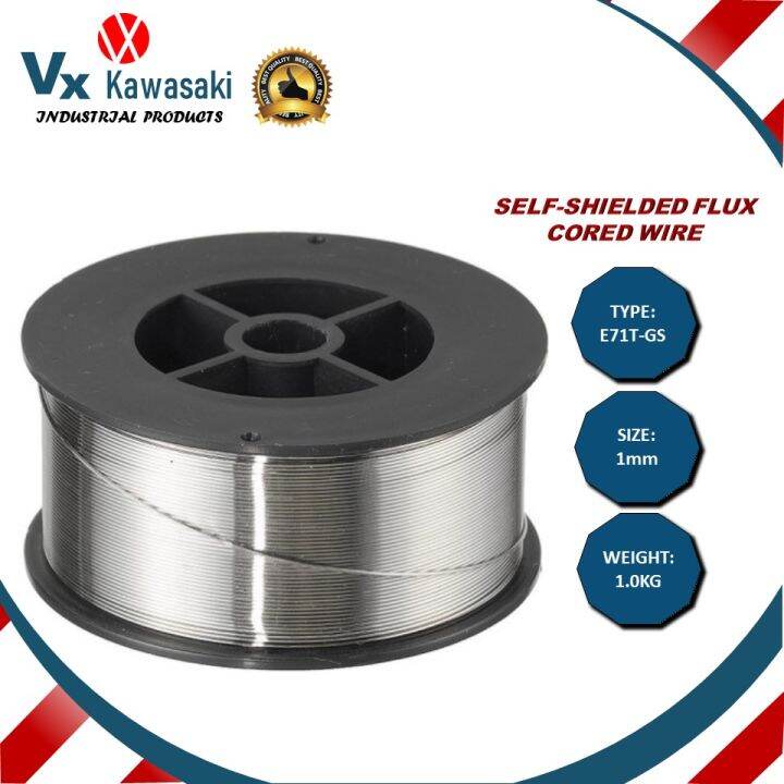 Mig wire E71TGS Self Shielded Flux Cored Wire 1kg GW (1mm) Lazada PH