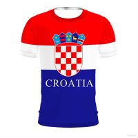 NEW Ftb World Cup Croatia England Qatar Fans T-shirt Short Sleeve Round Neck Fashion Street Clothing Large a