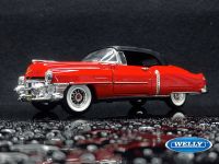 1953 CADILLAC ELDORADO (Soft-Top) Red Color 1/24 (welly)