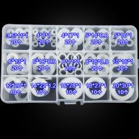 250pcs M3.5-M20 White Soft Nylon Washer Set Plastic Insulated Flat Washer Water Pipe Leakproof Gasket Set