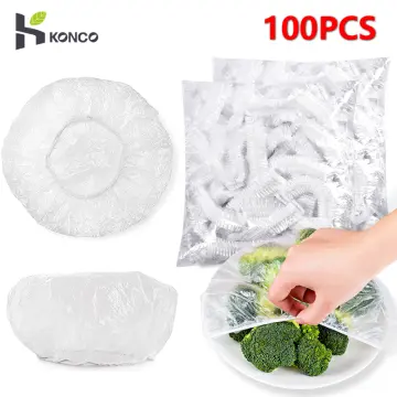 100PCS Disposable Food Storage Cover Bags Bowl Elastic Plate Fresh Keeping  Bag