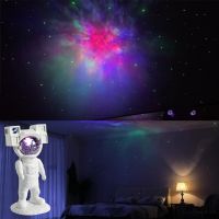 Astronaut Projector Lamp Adjustable Head Angle Astronaut Bedroom Projection Nightlights Rotating Detachable Gifts for Christmas Night Lights