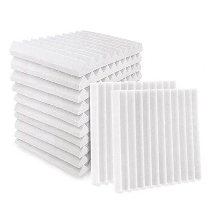 12Pcs Acoustic Foam Board,Studio Wedge Tile,Acoustic Foam Soundproof Pyramid Studio Treatment