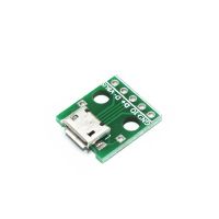 【YD】 10Pcs Usb Naar Dip 5pin Vrouwelijke Type B Pcb Converter Breadboard USB-01 Schakelaar Board Smt Moeder