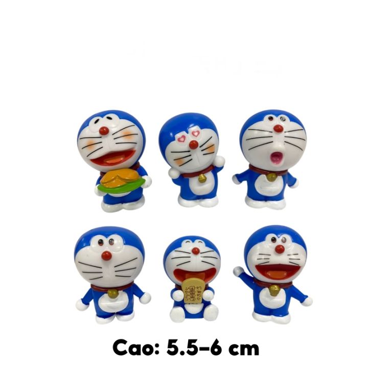 Set 6 mô hình Doraemon siêu cute-Mẫu 3 | Lazada.vn