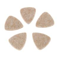 5 Pcs Soft Hard Ukulele Wool Felt Picks Mandolin Guitar Plectrums