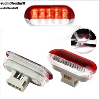 2x ไฟเตือนประตู Led ภายในรถโคมไฟต้อนรับสำหรับ MK3กอล์ฟ VW เสื้อโปโล Jetta MK4ที่นั่งตูแรน Skoda Octavia Eudm3f