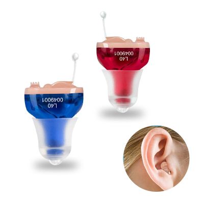 ZZOOI Audifonos Exquisite Mini CIC Hearing Aid L40 Adjustable Inner Ear Invisible Hearing Amplifier Ear Sound Amplifier