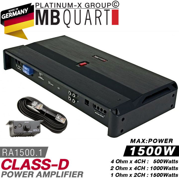 mb-quart-ra1500-1-power-amplifier-class-d-max1500w-เพาเวอร์-แอมป์พาวเวอร์-แอม-แบรนด์เยอรมันแท้-เครื่องเสียงรถ-เครื่องเสียงรถยนต์
