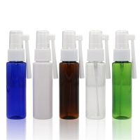 30ml Empty Plastic Nasal Spray Bottles Pump Sprayer Mist Nose Spray Refillable Bottle 5 Colors HIgh Quality Travel Size Bottles Containers