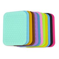 【CW】 1pc Resistant Can Opener Non-slip Table Placemat Coaster Sink Dishes Cup Dry Rack Silicone Pot Holder