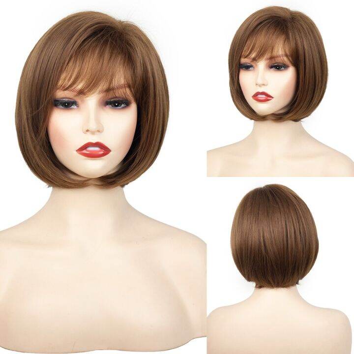 hanerou-synthetic-bob-short-wig-natural-straight-brown-women-hair-heat-resistant-wig-for-daily-party-cosplay