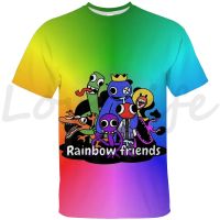 เสื้อยืด Rainbow Friends เสื้อยืดเด็ก Camiseta เสื้อยืดเด็กพิมพ์การ์ตูน เสื้อยืดคอกลมฤดูร้อน