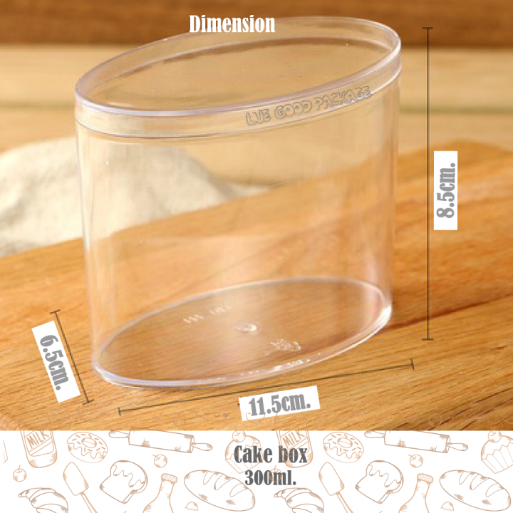 กล่องพลาสติกใสวงกลม-12-กล่อง-cake-box-c003