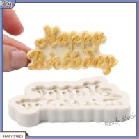 【Ready Stock】 ✇✤ C14 [biling] Happy Birthday Silicone Sugarcraft Chocolate Fondant Mold Cake Decorating Tool