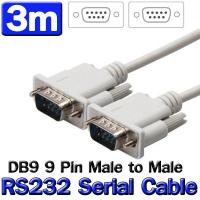 3M DB9 9 Pin Male to Male RS232 Serial Cable Directly Connected COM Extension Cable for Computer Printer Scanner