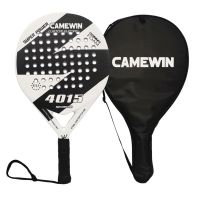 Padel Racket Beach Tennis Carbon Fiber and EVA Smooth Surface Durable Power Lite Paddleball Paddle Racket