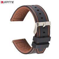 Quick Release Watchband 20mm 22mm 24mm Silicone Soft Watch Straps celet Men Women Replace Strap Watches Accessories