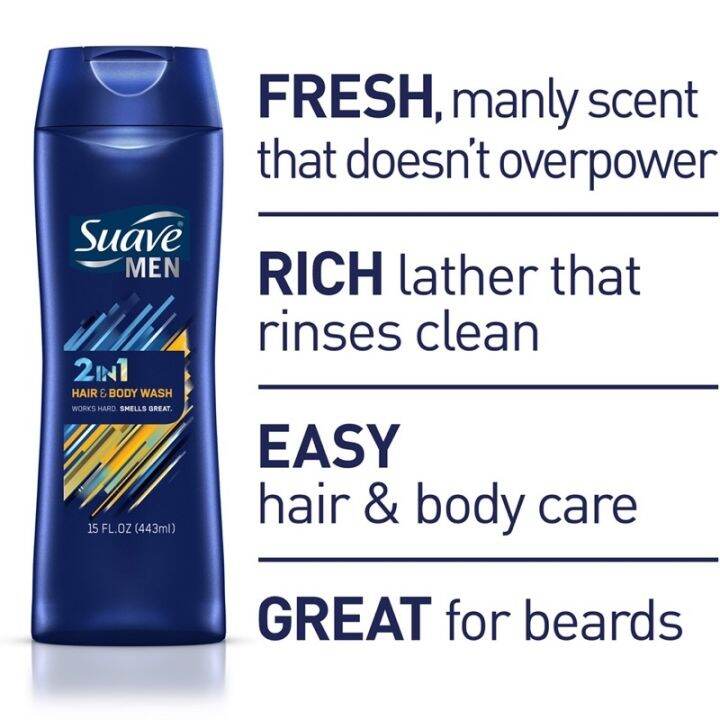 Suave Men body wash 15oz Lazada PH