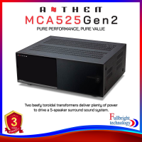 Anthem MCA 525 Gen 2 5-channel power amplifier 225 watts per channel into 8 ohms with all channels driven Warranty 3 years