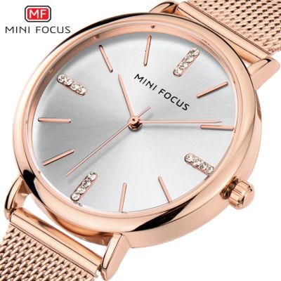 MINI FOCUS brand female table fashion female watch popular hot style ms milan with waterproof watch 0036 l
