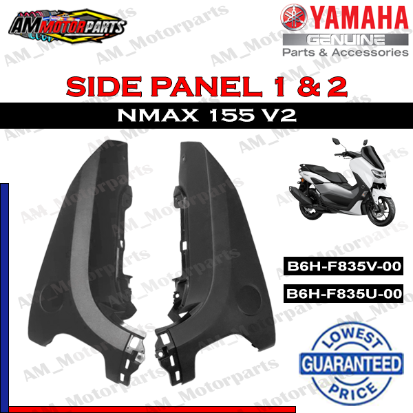 SIDE PANEL 1 & 2 FOR NMAX 155 V2 V2.1 (B6H-F835V-00 / B6H-F835U-00 ...