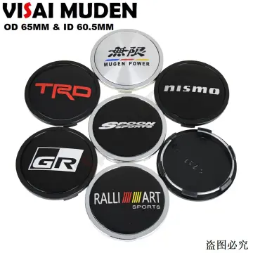 Mugen Power Car Wheel Center Cap Badge Aluminum Metal Sticker Wc-Mug-1 IDH  Select [Car Accessories Local Seller Faster Shipping Available On Hand]