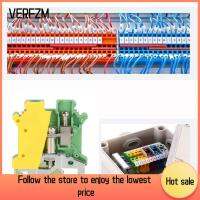 VERFZM SHOP สกรูโมดูลาร์กราวด์ขนาด6มม. ² ขั้วต่อสายไฟ ประเภทราง USLKG6N เทอร์มินอลบล็อก USLKG ของใหม่ สีเขียวอ่อน เทอร์มินอลบล็อกราง DIN