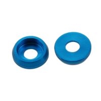 5pcs M3 large outer diameter 8mm aluminum alloy fisheye washers cone recessed hole washer round cup screws gasket 2mm thick