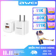 AWEI C22 Mini PD 20W Bộ sạc nhanh USB