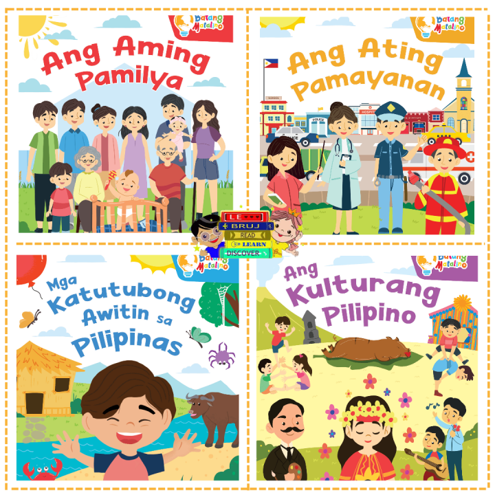Le Bruj - Batang Matalino / Tagalog / Board Book / Set / Filipino ...