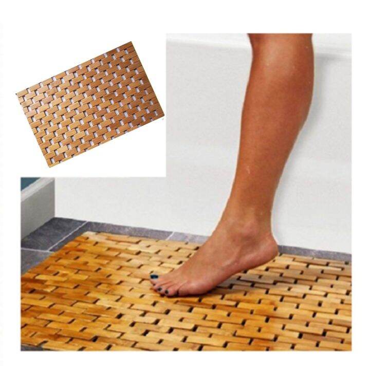 teak-wood-bath-mat-feet-shower-floor-natural-bamboo-non-slip-large