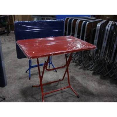 โต๊ะพับ3ฟุตหน้าพลาสติก ขาเป็นเหล็ก ราคาส่ง โรงงานส่งเองใช้นั่งทานข้าว ขายของ อุปกรณ์ตลาดนัด ขนาด60*85*76cm มี2สีให้เลือกสรร สีน้ำเงินและส