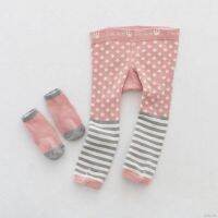 Kid Bottom Cartoon PP Pants Baby Cotton Trouser+Socks