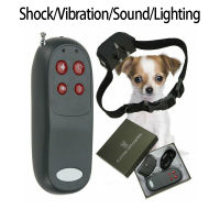 4 in 1 Dog Training Collar Control Vition Anti Barking Shock Small Medium Large Dog Electric Remote Collar