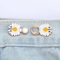 Detachable Button Adjustable Tightening Waist Clip Vintage Metal Cheongsam Fasten Buckle Skirt Pants DIY Clothing Accessories Haberdashery