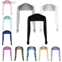 Ultra-thin Shawl Arm Sleeve Ice Silk Long Gloves Breathable Sunscreen Anti-ultraviolet Ice Gloves Warm Outdoor Sports