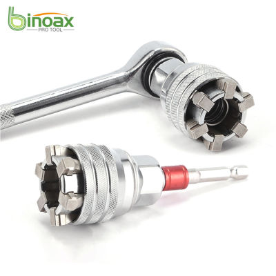 Binoax Universal Sleeve Adaptive Socket 38 Inch 10-19mm Drive Wrench Repair Tools