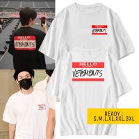 【New】เสื้อยืด พิมพ์ลาย KPop bts Suga hello MY NAME IS Vtmens สไตล์เกาหลี