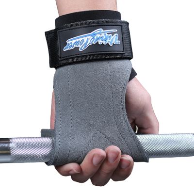 Gym Training Gloves Wrist Support Grip Belt Workout Protective Fitness Wristband Pull-up Palm One Pair Non-slip Strap Guard