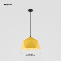 PHYVAL Nordic Pendant Lights for Living Room Bedroom Decor Macaron Iron Hanging Lamp Restaurant Cafe Bar Modern LED Pendant Lamp