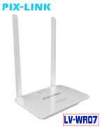 Phát Wifi PIX-LINK LV-WR07 2 anten 5dBi, 300Mbps, 4 port 100Mpbs