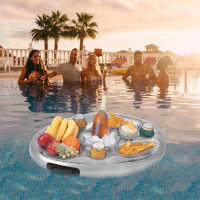 ?Xiaomi? Inflatable 8-hole Tray Summer Party Bucket Cup Holder Inflatable Pool Float Beer Drinking Cooler Table Bar Tray Beach Swimming Ring Accessories