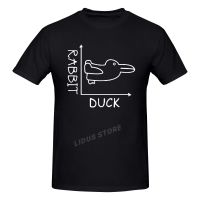 2022 Fashion Leisure Brain Teaser Duck Rabbit Fun Math T shirt Streetwear  Graphics Tshirt s Tee Tops| |   - AliExpress