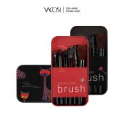 Hộp cọ Du lịch 6 cây Mèo May Mắn VACOSI My Darling Travel Brush Set - BC23