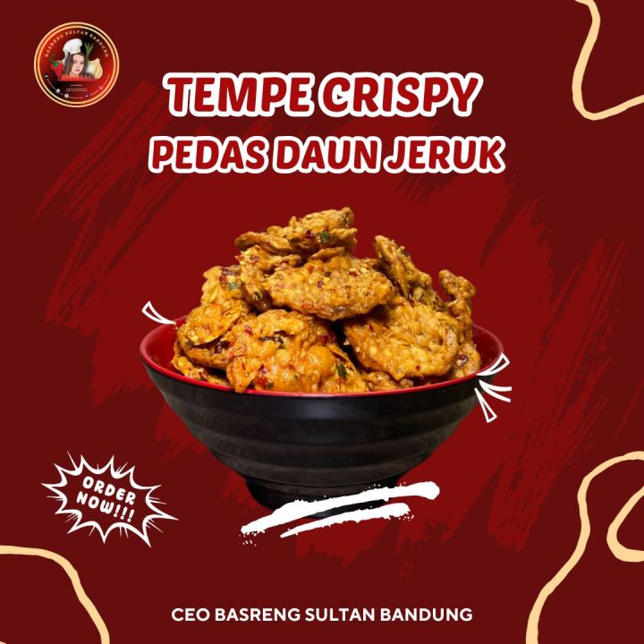 100gr Tempe Crispy Sultan Pedas Daun Jeruk Lazada Indonesia